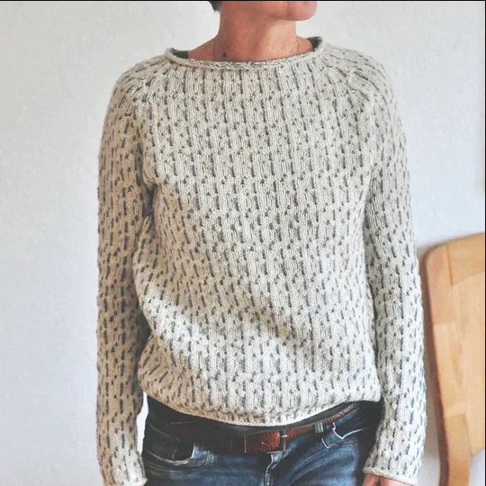 Levoire | Le Pull En Tricot Gris Élégant