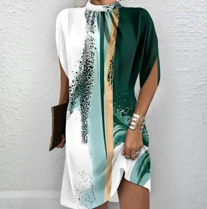 Levoire | Robe Mini Fraîche Avec Manches Courtes
