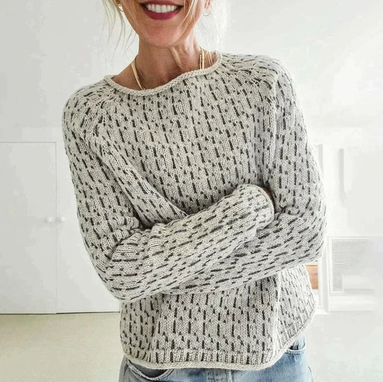 Levoire | Le Pull En Tricot Gris Élégant Gris