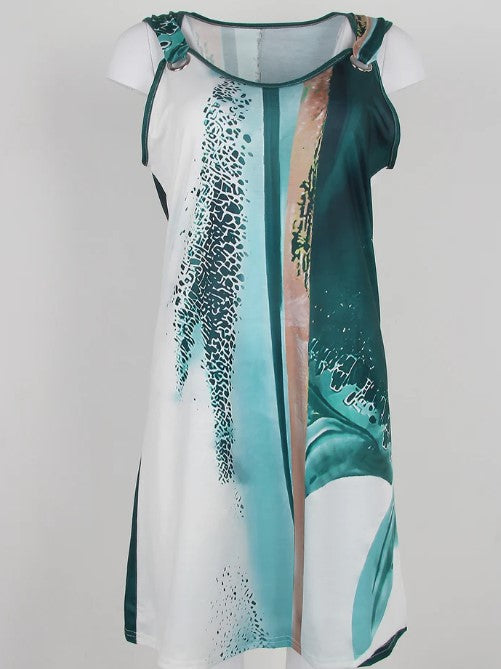 Levoire | Robe D'Été À Vagues Vertes