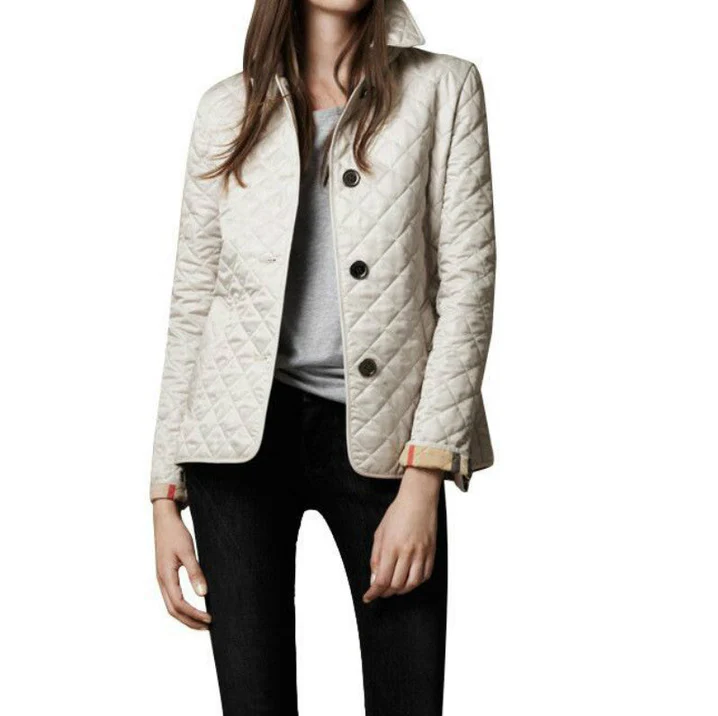 Levoire | La Veste Élégante Et Étroite En Soie-Coton Blanc