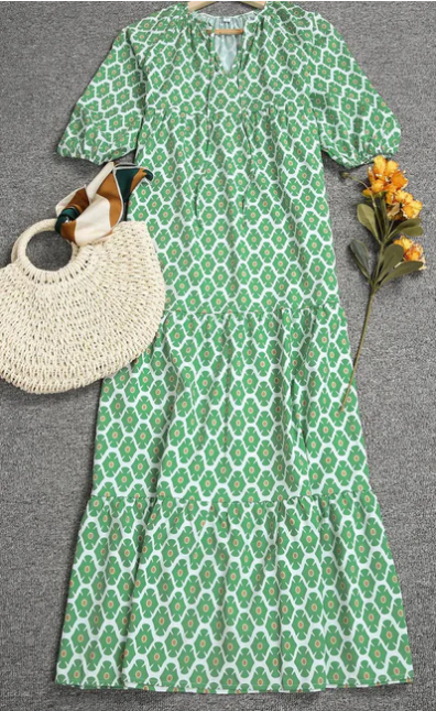 Levoire | Robe Maxi Glamour Avec Décolleté En V