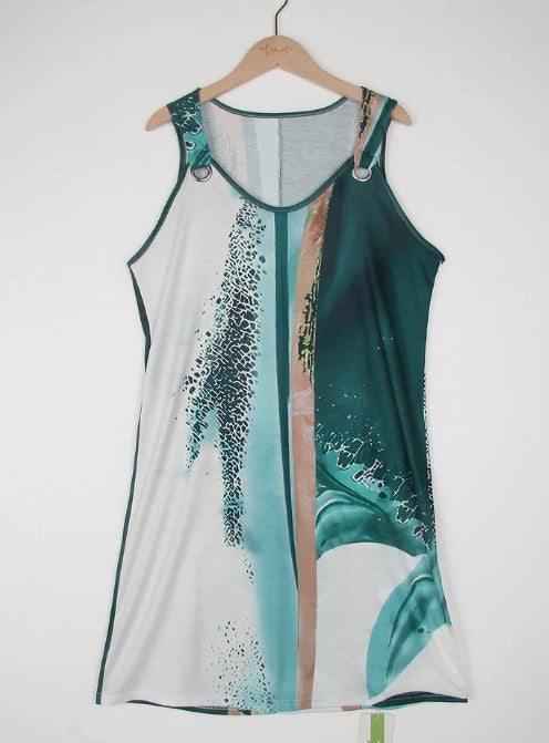 Levoire | Robe D'Été À Vagues Vertes