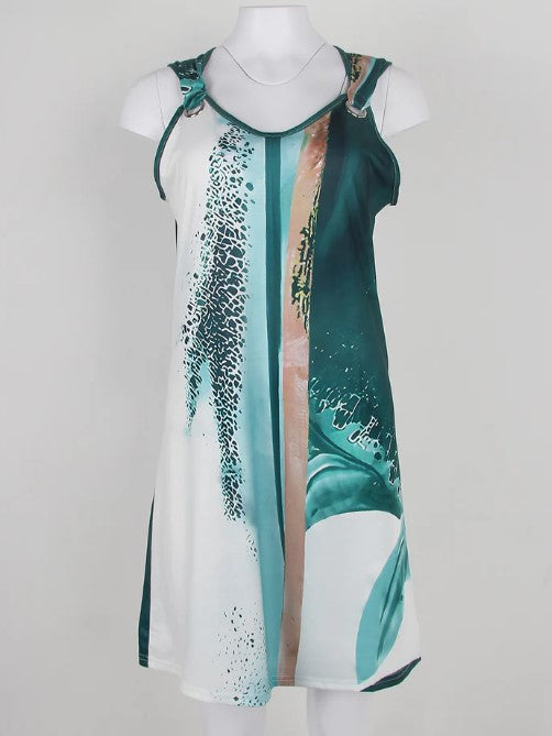 Levoire | Robe D'Été À Vagues Vertes