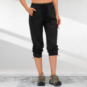 Levoire | Pantalon Randonnée Cargo Léger Séchage Rapide Noir