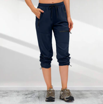 Levoire | Pantalon Randonnée Cargo Léger Séchage Rapide Bleu