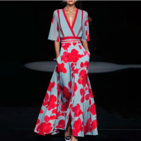 Levoire | Robe Maxi À Fleurs 3XL