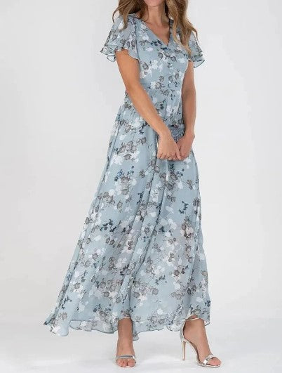 Levoire | Robe Colorée Et Élégante Bleu