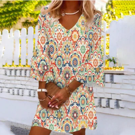 Levoire | Robe Mini Rêve Mosaïque