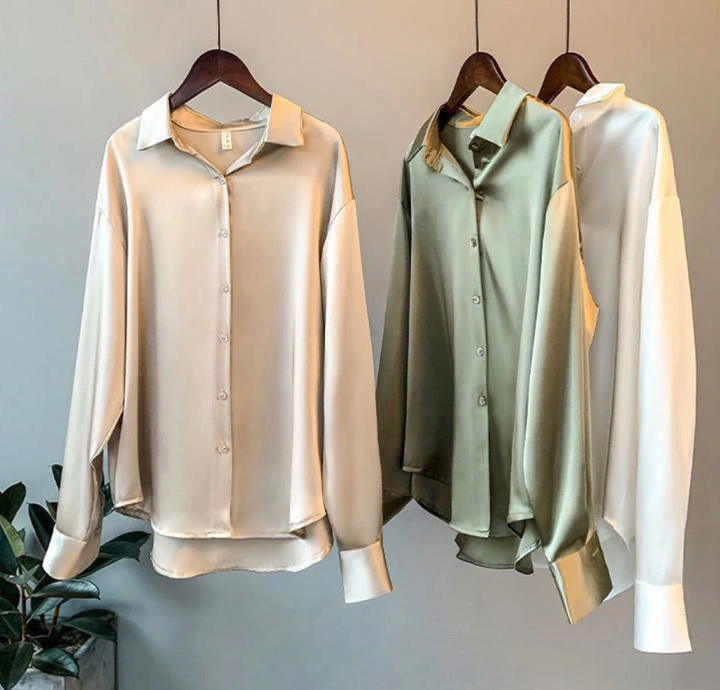 Levoire | Blouse En Soie Pour Femmes Beige S