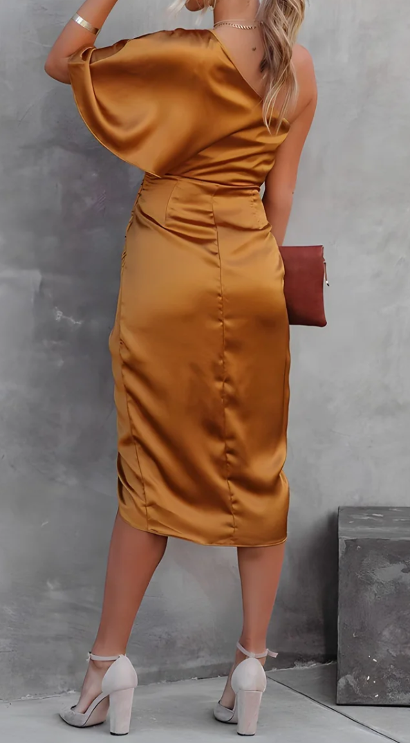 Levoire | Robe Élégante Avec Une Épaule