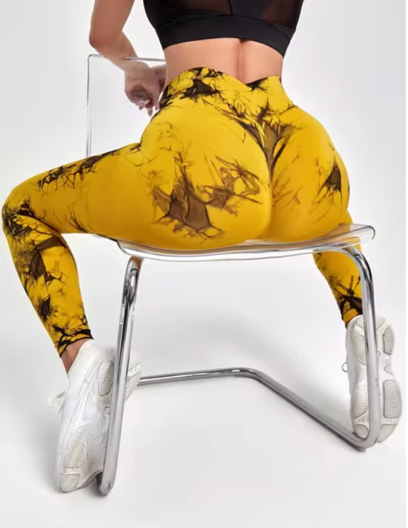 Levoire | Leggings Taille Haute Jaune
