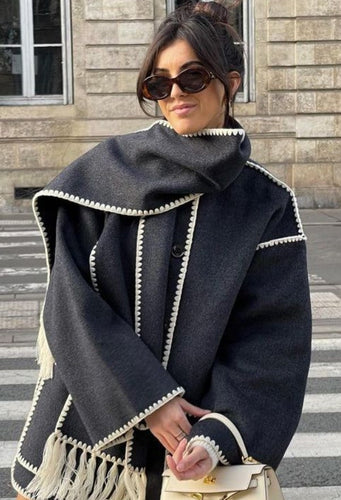 Levoire | Veste Femme Avec Écharpe