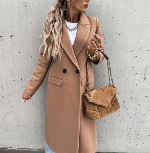 Levoire | Veste Réversible En Laine Brodée Braun