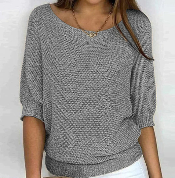 Levoire | Pull À Manches Bouffantes Gris