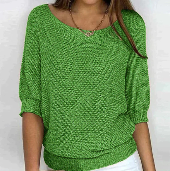 Levoire | Pull À Manches Bouffantes Vert