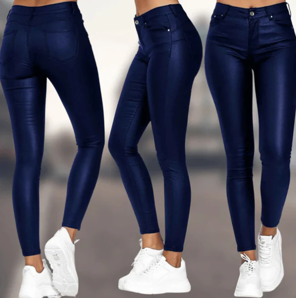 Levoire | Pantalon En Simili-Cuir Taille Haute