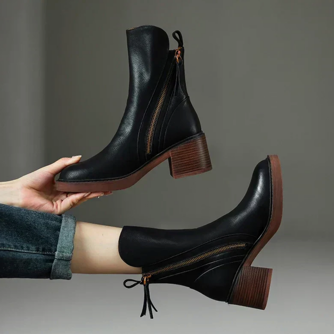 Levoire | Bottes en cuir Noir