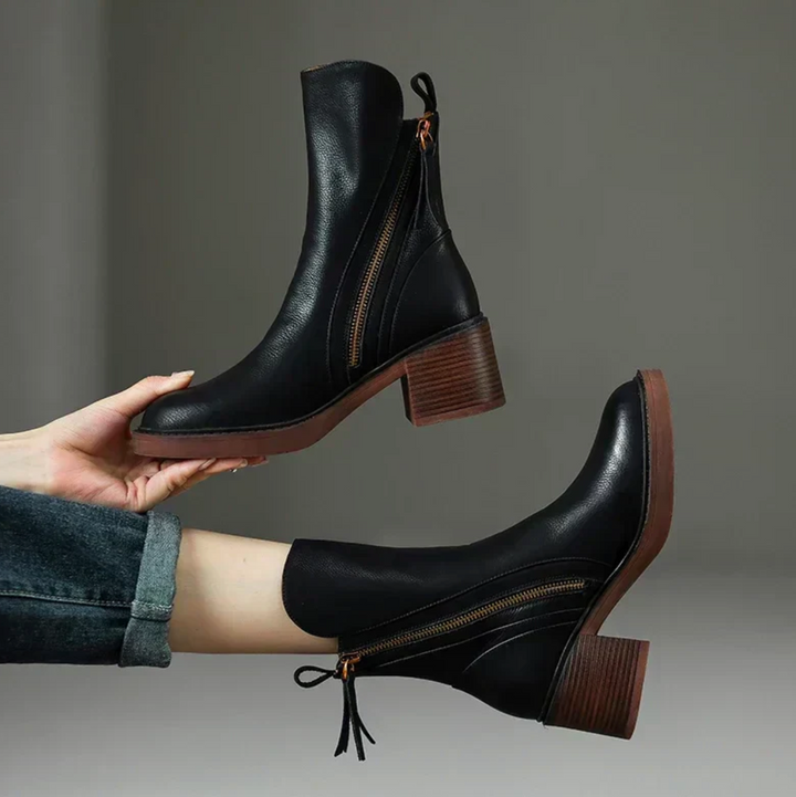 Levoire | Bottes en cuir Noir