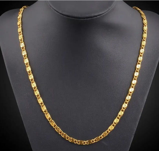 Levoire | Collier Classique En Or 18 Carats 20" Chaîne Pour Charme Exigeant 6mm doré 20 pouces