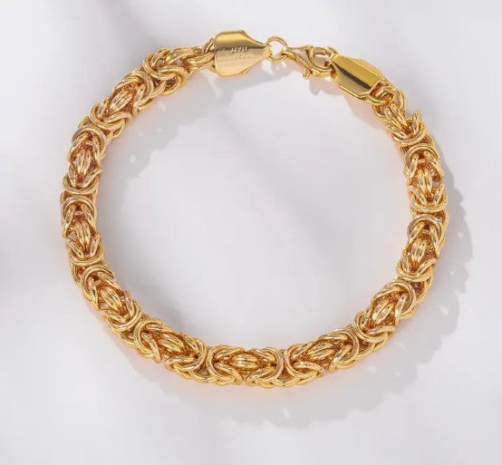 Levoire | Beau Bracelet Tressé En Or 18 Carats Fabriqué En Italie