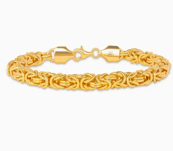 Levoire | Beau Bracelet Tressé En Or 18 Carats Fabriqué En Italie