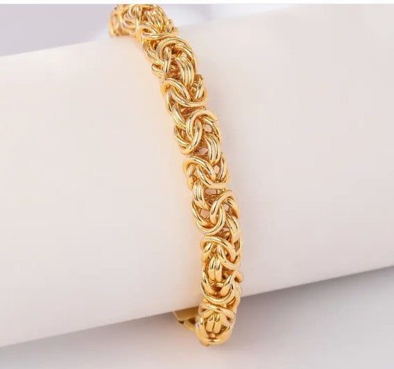 Levoire | Beau Bracelet Tressé En Or 18 Carats Fabriqué En Italie