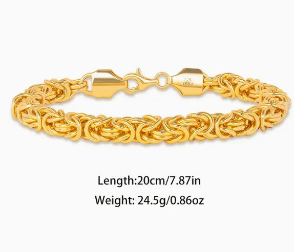 Levoire | Beau Bracelet Tressé En Or 18 Carats Fabriqué En Italie