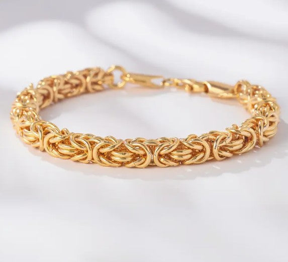 Levoire | Beau Bracelet Tressé En Or 18 Carats Fabriqué En Italie