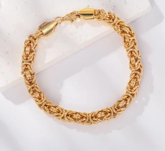 Levoire | Beau Bracelet Tressé En Or 18 Carats Fabriqué En Italie