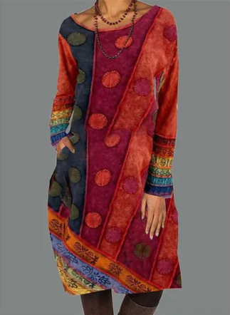Levoire | Robe À Motif Vivant Et Élégant