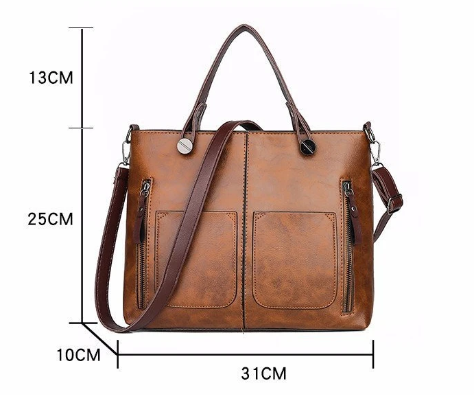 Levoire | Sac À Main En Cuir Structuré Avec Deux Compartiments Pour Femmes