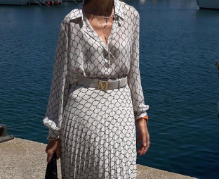 Levoire | Robe Maxi Femme Décontractée À Manches Longues