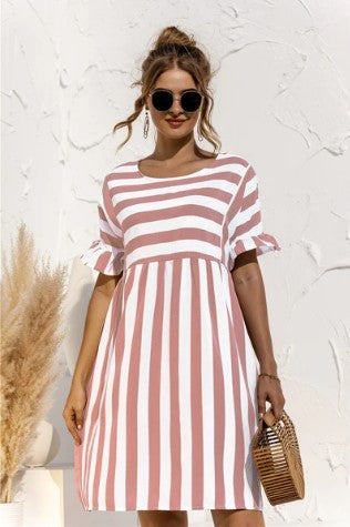 Levoire | Robe À Rayures Magique Rosa