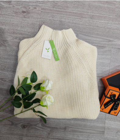 Levoire | Robe Tricotée À Col Montant