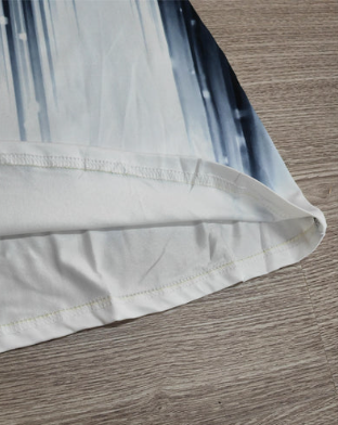 Levoire | Robe Midi Basique Avec Col Rond Et Bloc De Couleur