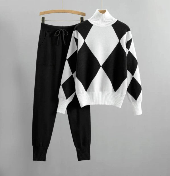 Levoire | Ensemble De Jogging Pull Et Pantalon Pour Femmes Noir