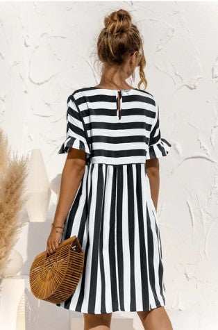 Levoire | Robe À Rayures Magique