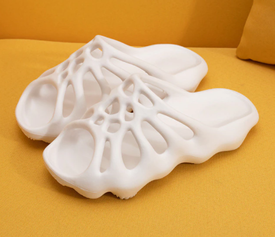 Levoire | Out Plateforme Chaussons Blanc