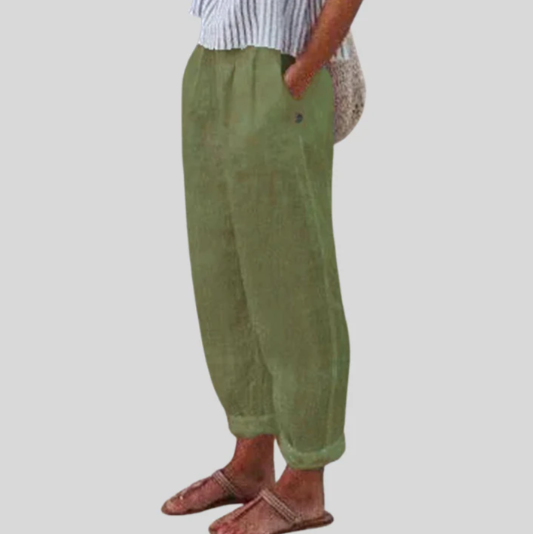 Levoire | Moreau - Pantalons Élégants Et Confortables Vert