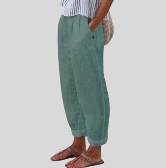 Levoire | Moreau - Pantalons Élégants Et Confortables Vert foncé
