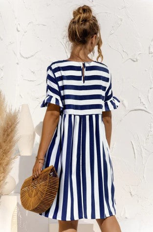 Levoire | Robe À Rayures Magique
