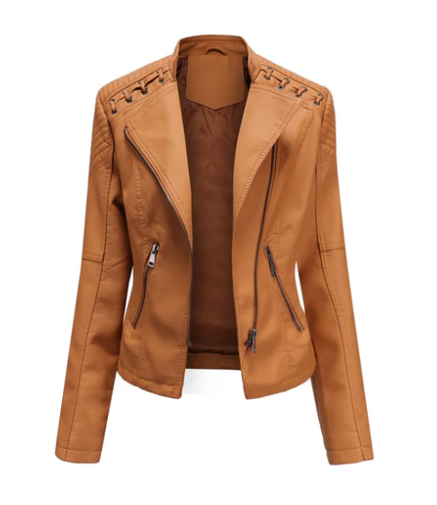 Levoire | Vestes En Cuir Classiques Pour Femmes Chocolat