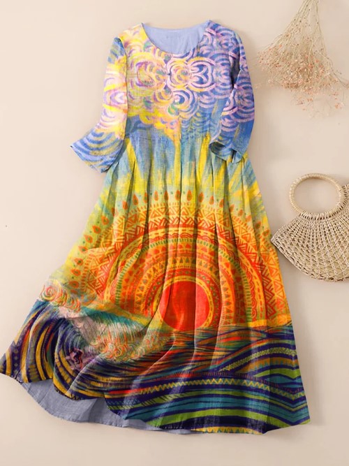 Levoire | Robe Avec Sensation De Soleil