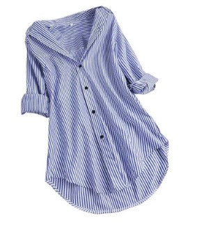 Levoire | Blouse Oversize Stylée Bleu