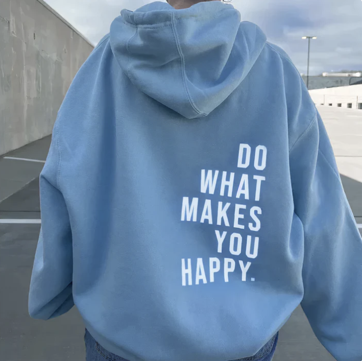 Levoire | Sweat à capuche général décontracté et relaxant Bleu