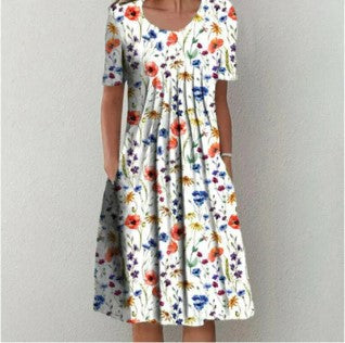 Levoire | Robe Vivante Au Design Printanier