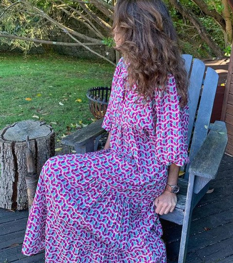 Levoire | Robe Maxi Avec Impression Vintage Style 8