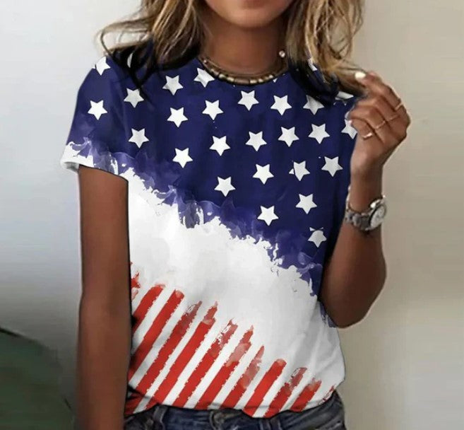 Levoire | T-Shirt Avec Rayures Étoilées