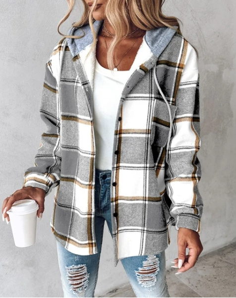 Levoire | Sweat à capuche chic et décontracté Gris